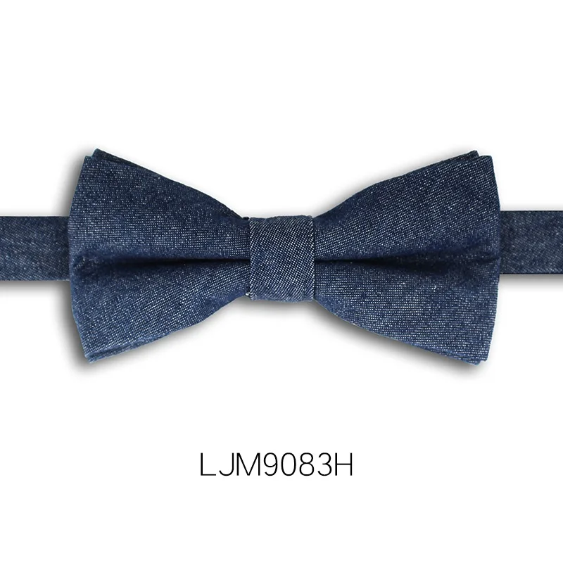 LJM9083H Новая мода мужские галстуки для Свадьба Двойная Ткань ретро костюм Бабочка клуб банкет годовщина бабочка галстук с подарочной коробкой - Цвет: LJM9083H