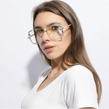 Винтажные Квадратные Солнцезащитные очки, женские солнцезащитные очки, фирменный дизайн, роскошные Кристальные прозрачные линзы, очки для девушек, oculos de sol feminino