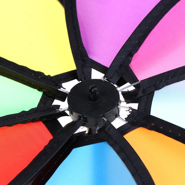 1pcs Children Garden Windmill Colorful Decoration DIY Handmade class Wind Spinner Outdoor Toy Gift for kids vent 4