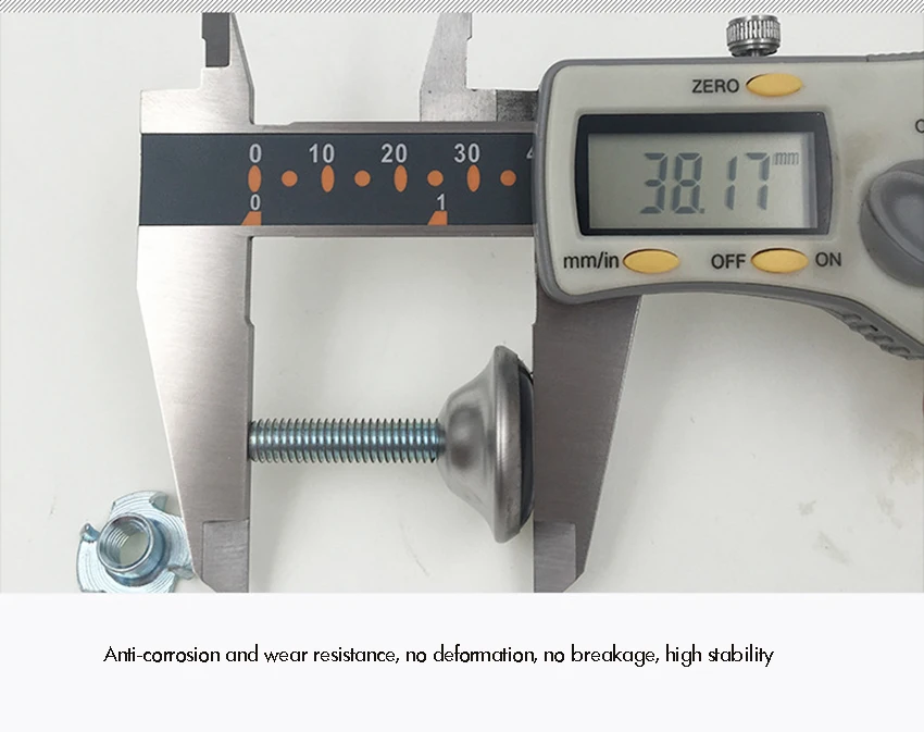 4PCS/Lot Heavy Duty Furniture Levelers Adjustable Furniture Legs Levelers, Leveling Feet for Tables Chair Cabinet Sofa, M6 Nut