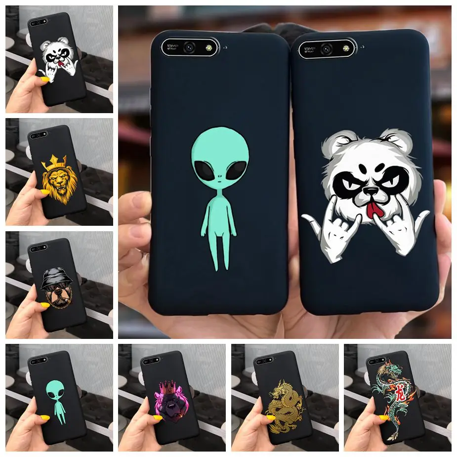 Чехол для Huawei Y6 2018 Y 6 Prime силиконовый мягкий ТПУ чехол-накладка Y62018 чехлы
