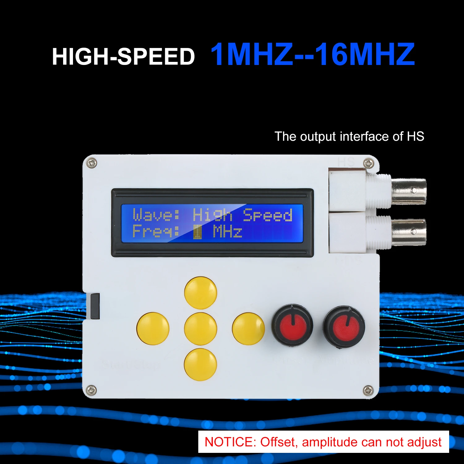 DDS Functional Signal Generator Sine Square Triangle Sawtooth ECG Noise Output Wave High-Speed Frequency Meter | Инструменты