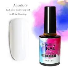 15 пилка для ногтей Дизайн ногтей Smudge чернила цветущие лак градиент акварельные пузырьки DIY