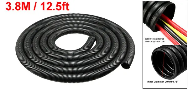 Flexible Corrugated Tube Hose  Corrugated Hose Tube Conduit - Uxcell  1.6m-13m Long - Aliexpress