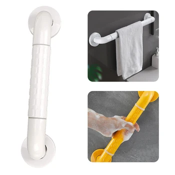 

New LED Bathroom Strong Vacuum Suction Cup Handle Anti Slip Support Grap Bar Safety Shower Grab Bar Home Bathtub Grab Handle