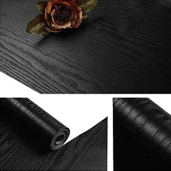 Wood Pattern Peel and Stick WallPaper Home Decor Self Adhesive Wallpaper Roll for Furniture Modern Furniture Decorative Sticker