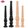 Long Anal Beads Plug With Suction Cup Anus Backyard Anal Balls Prostata Massage Butt Plug Erotics Adults Sex Toys For Women Men 1