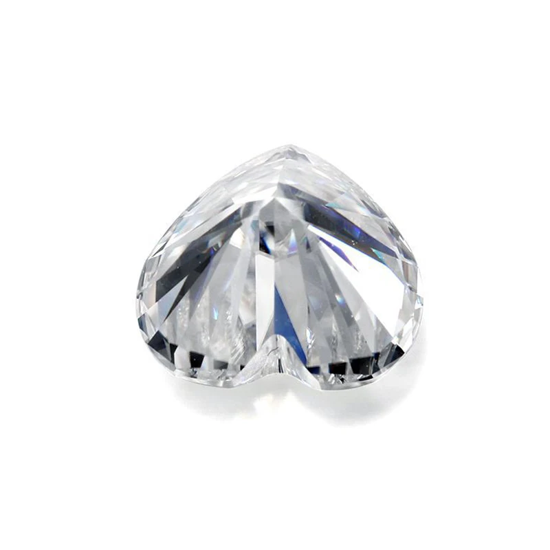 RICA FELIZ Multiple Size Heart Shape Moissanite Stone Faceted Imitated Diamond Loose Gemstone for DIY Engagement Ring D Color RicaFeliz • 2022