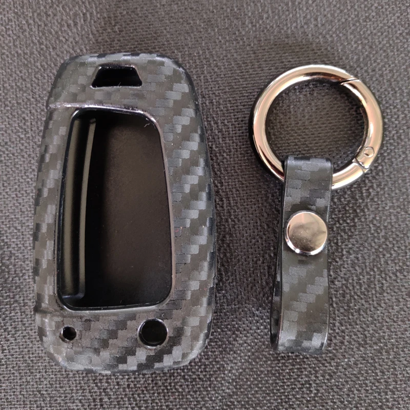 

1 Pcs Carbon Fiber Car Key Case Cover For Hyundai i30 i35 i40 Kona Azera Elantra Solaris Grandeur Ig Accent Santa Fe 2018 2019