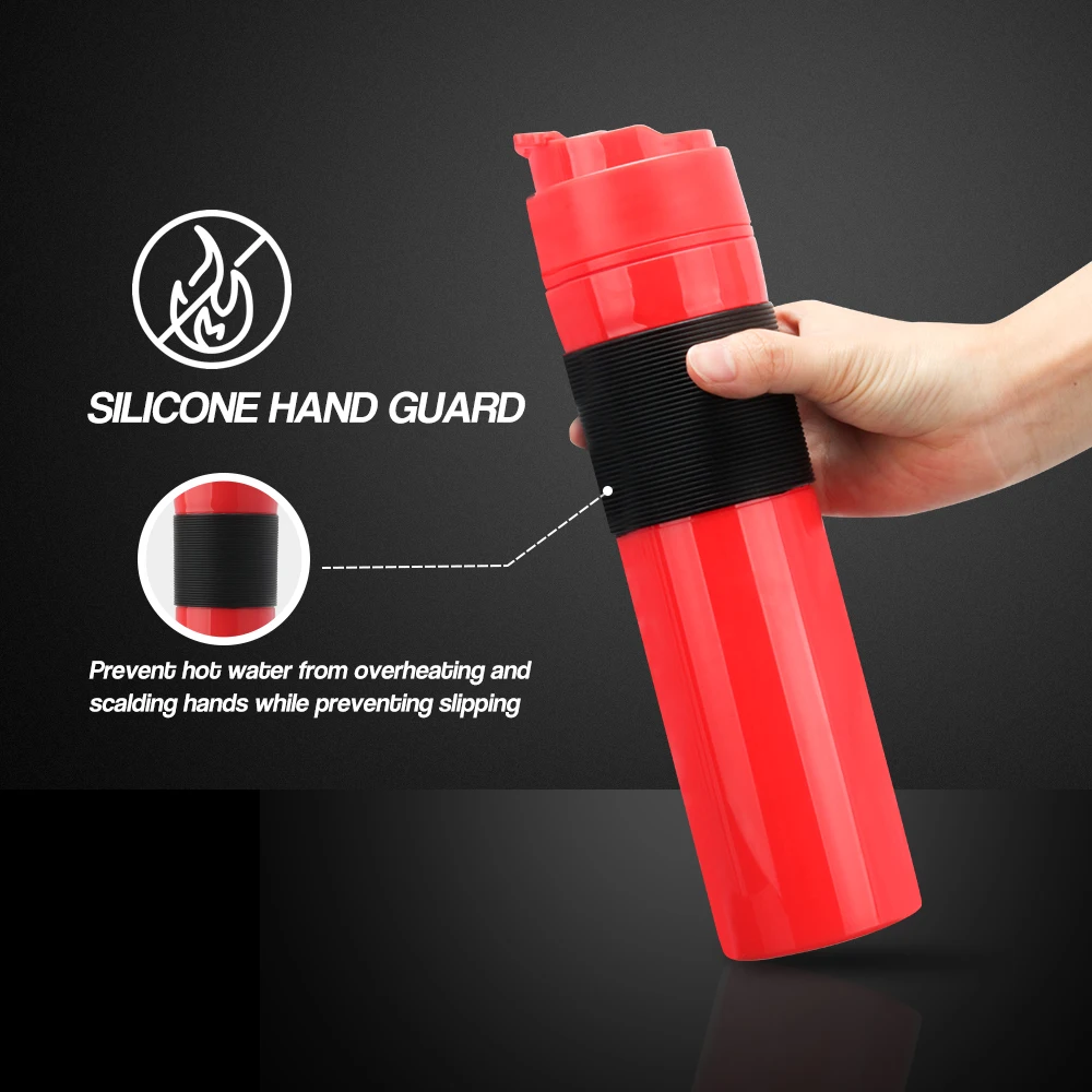 Coffee Maker Portable French Press Pot Car Travel Coffee Maker Cup for Coffee/Tea
