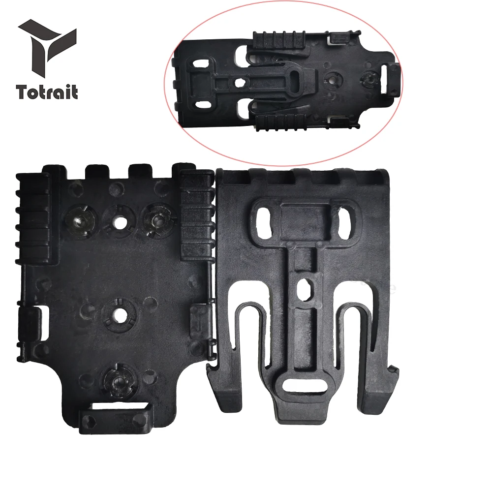 TOtrait лучшая система быстрой блокировки Safariland QLS с QLS 19 и QLS 22 кобура Glock 17 1911 M9 P226 Пистолет Аксессуары полимер