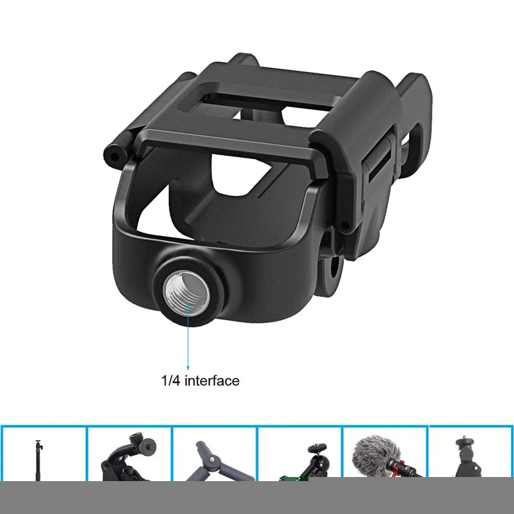 Кронштейн держатель с 1/4 винтом для DJI Osmo Карманная камера интерфейс и экшн-камера Крепление для штатива селфи палка велосипед