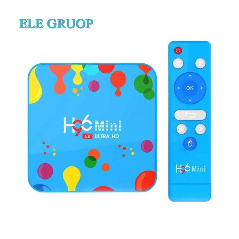 

H96 Mini H6 Android 9.0 TV Box Allwinner H6 Quad Core 6K H.265 Wifi HD Google Player 4GB+32GB 4GB+128GB