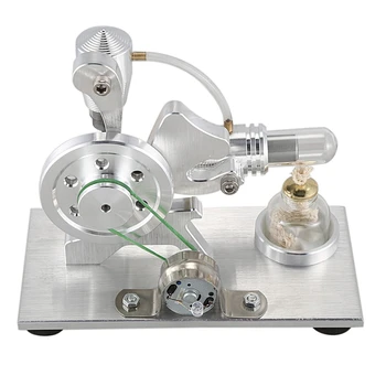 

Hot Air Stirling Squirrel Engine Experiment Model Stirling Motor Physic Steam Power Toy Design Gifts