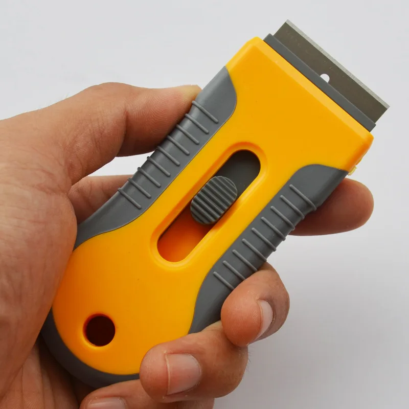 Автоматический инструмент для очистки стекла пластиковый скребок удаление клея