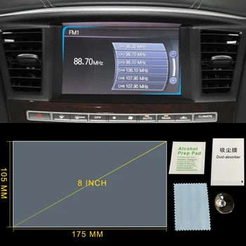 

For INFINITI QX60 2012-2020 Auto Car Navigation Film GPS TV Monitor Screen Protective Tempered Glass Film Sticker Accessories
