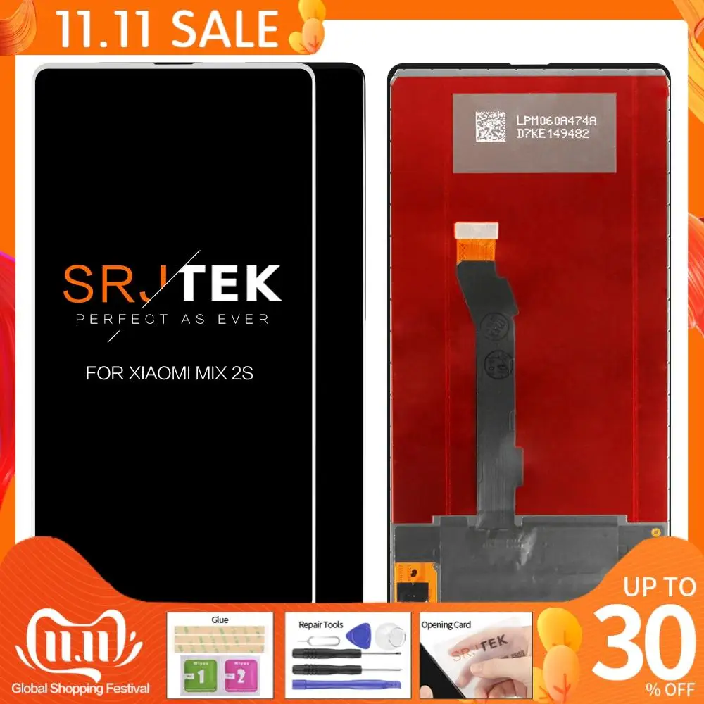 5.99&quot Original Full Screen Display For XIAOMI Mi Mix 2S LCD Touch Replacement Mix2S | Мобильные телефоны и аксессуары