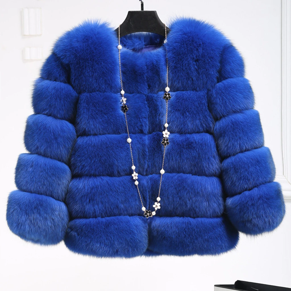 CHAMSGEND, M-3XL, пальто для женщин, зима, верхняя мода, мех, элегантный, толстый, пушистый, теплая верхняя одежда, искусственный мех, куртка, Chaquetas Mujer 924