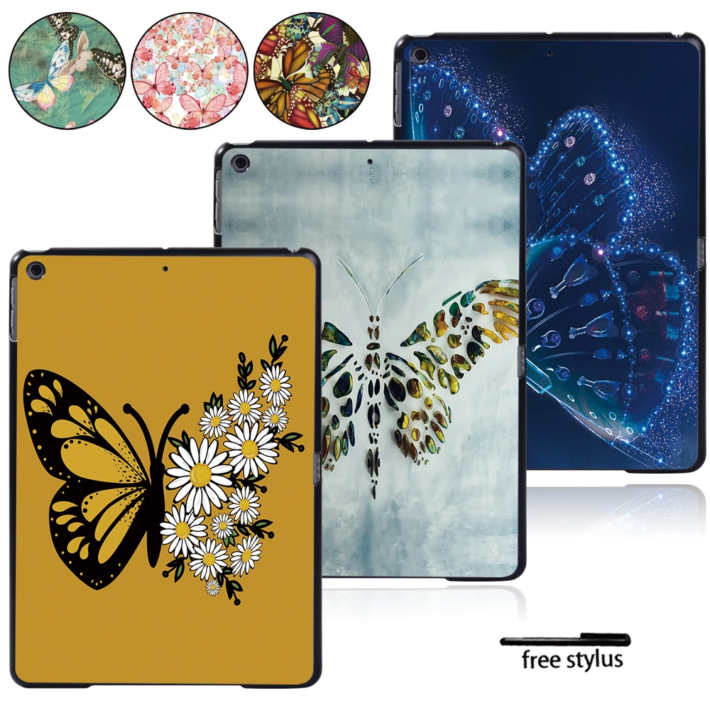 

Slim Hard Shell Case Cover For Apple iPad 2 3 4 /Mini 1 2 3 4 5 / Air 1 2 3/ Pro 9.7" Shockproof Tablet Case + Free Stylus
