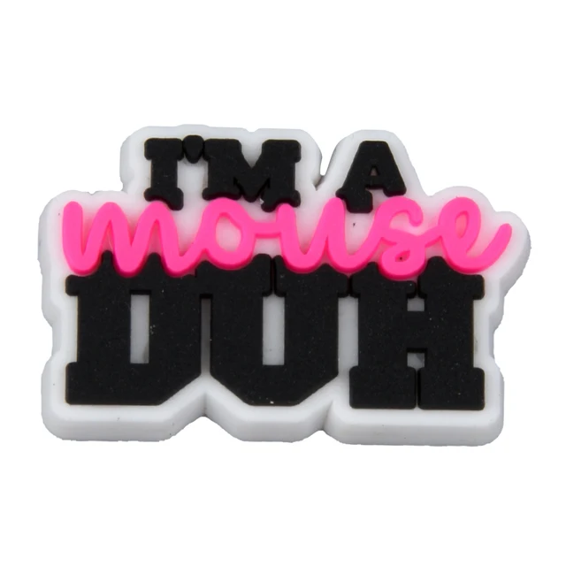 1Pcs Cool Words Doing Great Girls Croc Charms Shoes Accessories PVC JIBZ Buckle Charm for Croc Decorations Kids Party Gifts p6042