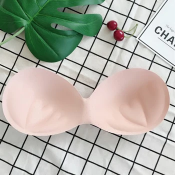 

Body-fitted Design Swimsuit Pad Insert Women Breast Bra Enhancer Push Up Bikini Padded Inserts Chest Invisible Padded