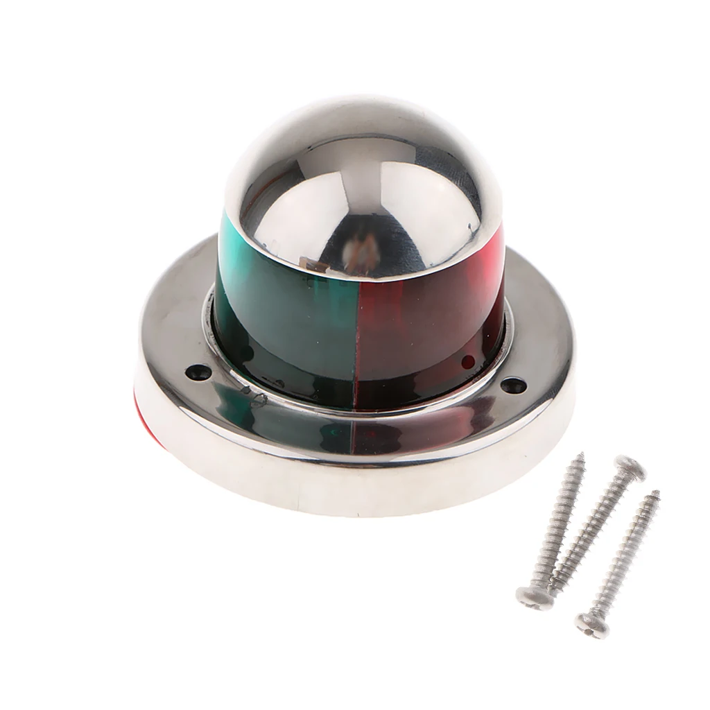 12V Морская Лодка Яхта зеленый+ красный светодиодный светильник с бантом и корпусом из нержавеющей стали