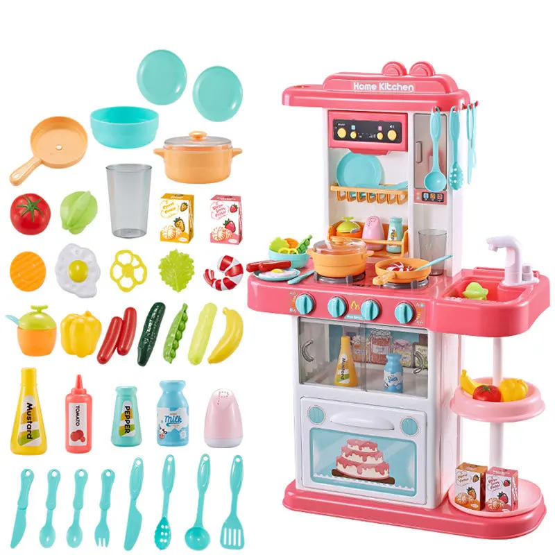 

Small Ling Children Emulate Toy Play House Kitchenware Kitchen Set Cooking Cook Men's Have Baby Plastic 7