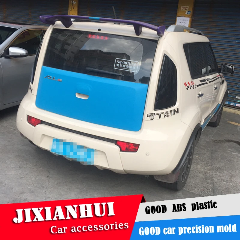 Спойлер для Soul 2011-2015 Kia soul WXK ABS пластик Материал заднее крыло автомобиля Цвет