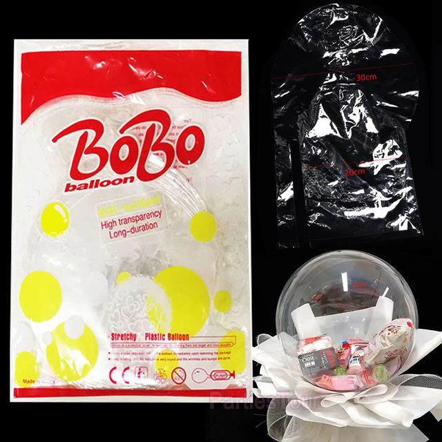 Transparent Bobo Balloon Wide Mouth Free Stretch Version - Temu Germany