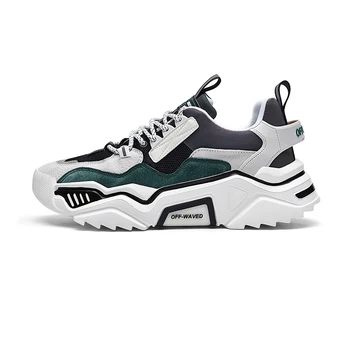 

Men's sneakers leather breathable men's shoes reflective personalized men's running shoes