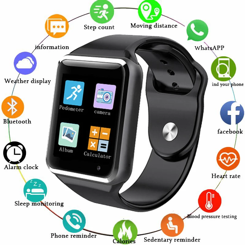 

GEJIAN Children's Smart Watch Two-way Call Positioning Watch Remote Monitoring Sleep Monitoring Watch Smart Students