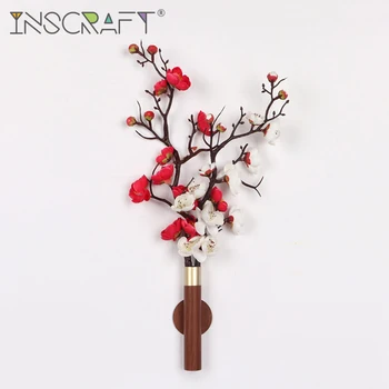 

Nordic Hanging Wall Cutting Flower Vase Artificial Flowers Plants Holder Rustic Metal Tube Vase for Home Office Wall Decor