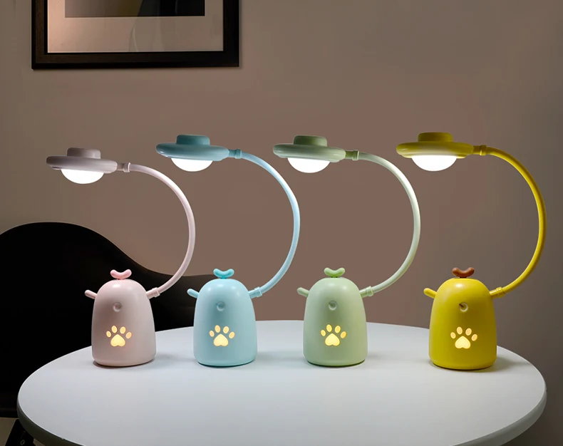 Флеш-накопитель USB, сенсорный затемнения Gugu курица светодиодный настольная лампа малыш Спальня дома Современные внутренние исследование прикроватные украшения креативный подарок Ночной светильник