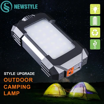 

10W Camping Tent Light Outdoor Rechargeable Portable Lantern 27 LEDs Lamp 500LM Flasher Flashlight with USB interface BRIGHTINWD