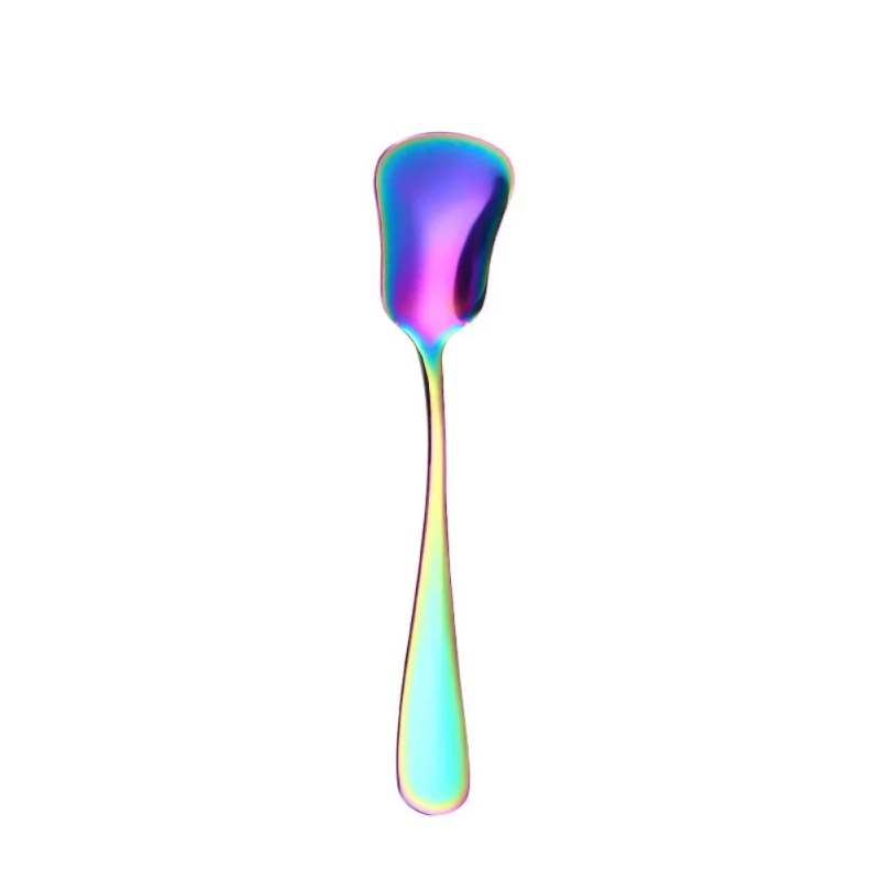 Мульти-Цвет Desert ложки для кофе новинка Тыква Форма Нержавеющая сталь Мороженое ложка, кухонные принадлежности Посуда