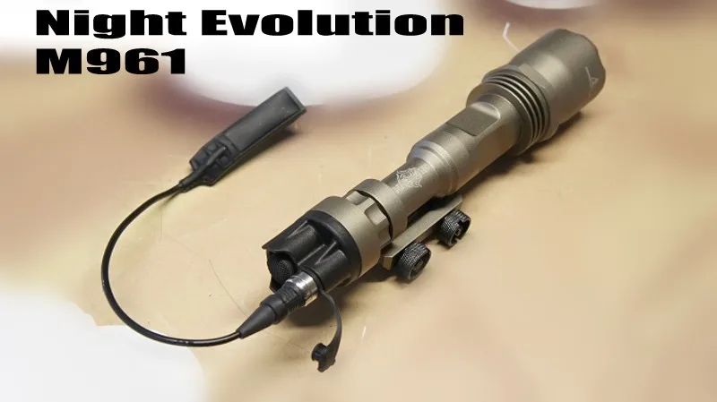 Night Evolution Airsoft M961 тактический фонарь для ружья Охота фонарик Softair Linterna фонарик винтовка Arma оружейный фонарь NE04009
