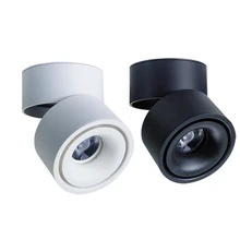 Точечный светильник, светильник-дорожка, светодиодный cob монтируемый складной светильник 3 Вт 5 Вт 7 Вт 10 Вт 12 Вт 15 Вт 85-265 в, потолочный светильник для дома и бизнеса