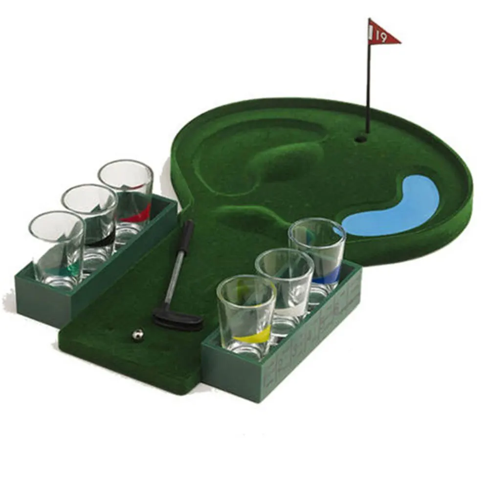 Гольф настольная игра интересные удобные из нержавеющей очки подарки расслабить Крытый бар вино игра прочный мини настольные вечерние клуб