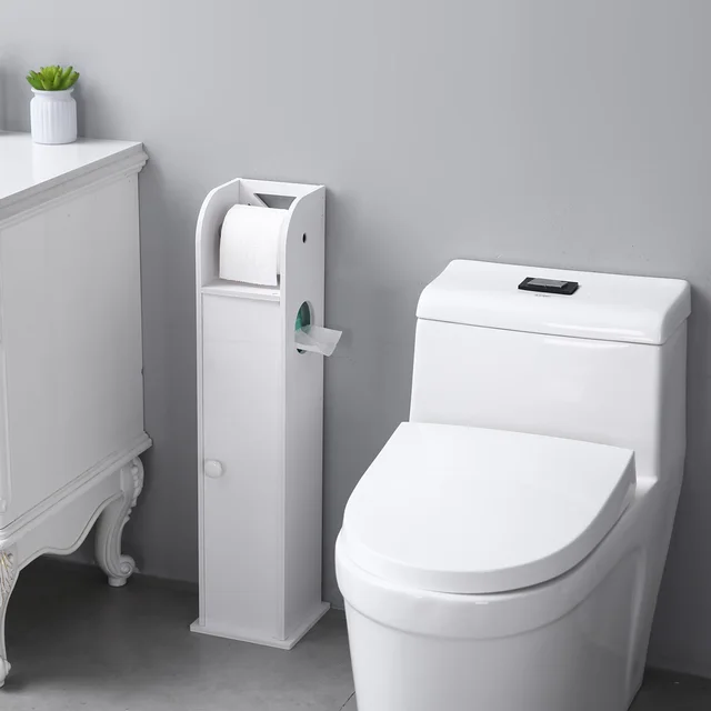$US $25.66  Small Bathroom Organizers and Storage ShelvesCorner Storage Shelf Thin Toilet Vanity Cabinet Toilet