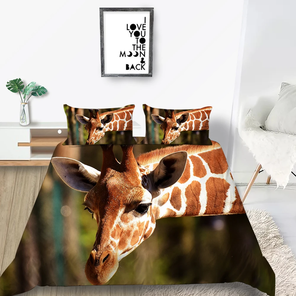 early days giraffe comforter