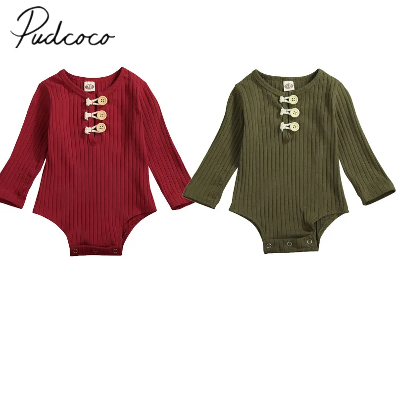 2019 детская одежда весна осень новорожденный мальчик девочка ребристый