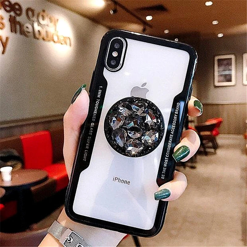 Ювелирные бриллианты чехол для телефона для iPhone 11 Pro Max X XS чехол для Max XR кронштейн крышка Fundas Coque для iPhone 6 6S 7 8 Plus X XR чехол
