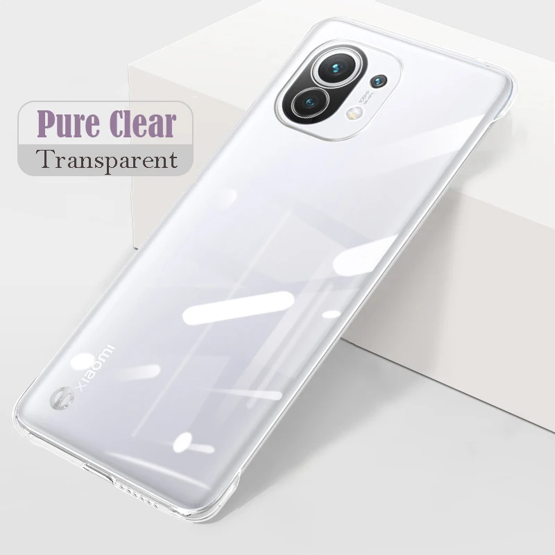Модный Ультратонкий Прозрачный чехол для телефона Xiaomi Mi 11 Ultra 10 10T Lite 9T Poco F3 F2 Pro