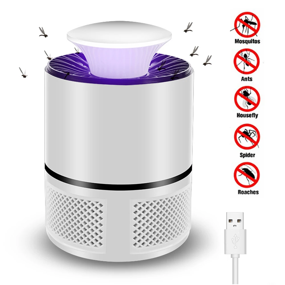 Анти moustique moskito killer электрическая лампа от комаров, безопасная от комаров, USB, светодиодный светильник от насекомых для дома