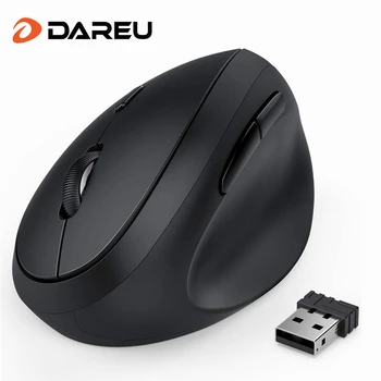 

Dareu LM158G Vertical Wireless Mute Mouse Ergonomic Optical Silent Mice for Small Hands