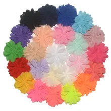 Стиль девочки головной убор 9 см Высокое качество шифон цветочный головной венок Детские волосы шпилька для лент головной убор корсаж аксессуары