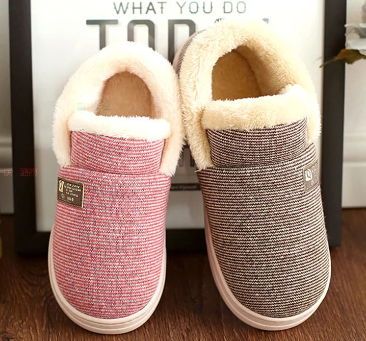BEST  Man Winter Warm Fur Slippers men Slippers Cotton couple Lovers Home Slippers Indoor Plush Size Hous BEST  Man Winter Warm Fur Slippers men Slippers Cotton couple Lovers Home Slippers Indoor Plush Size Hous
