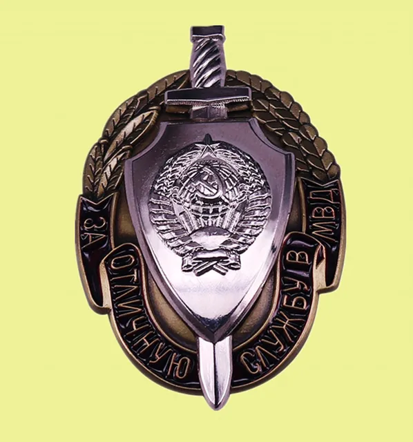 ロシア　警察　バッジ Sovietロシアの警察バッジusr内部アフェアミリタリー