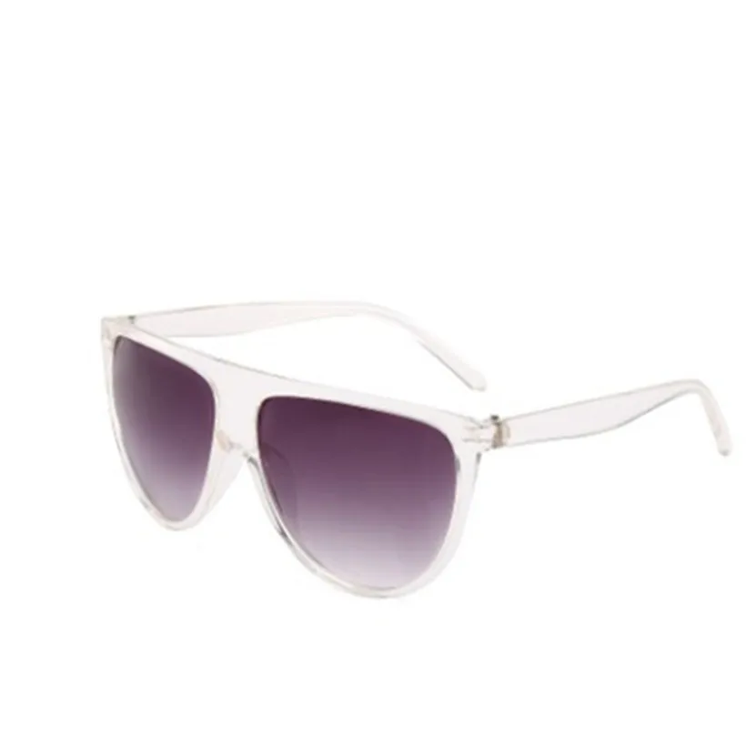 XojoX солнцезащитные очки с большой оправой для улицы Унисекс Роскошные красочные модные брендовые дизайнерские солнцезащитные очки для мужчин и женщин - Цвет линз: TransparentGray