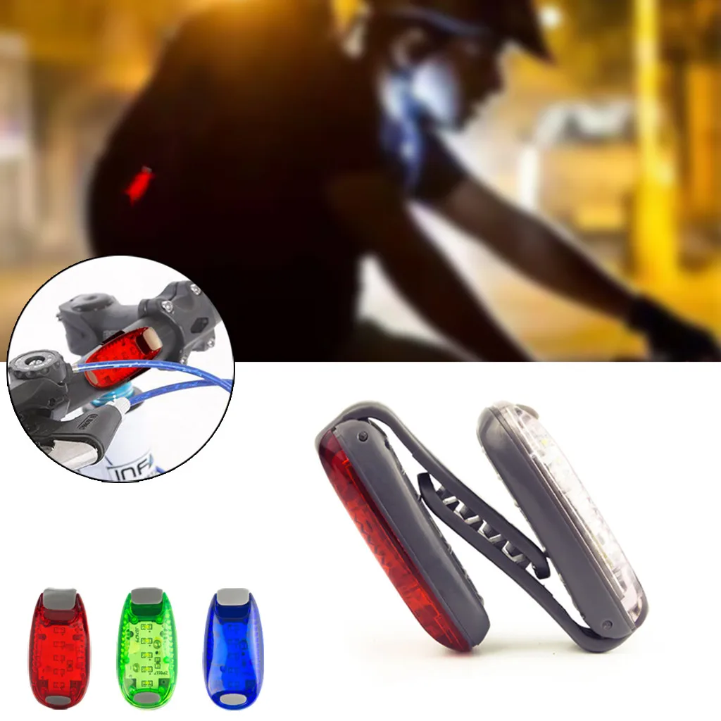 Светильник светодиодный задний для велосипедного шлема с аккумулятором